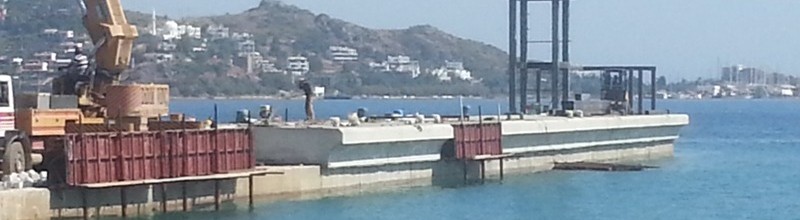 Palmarin Yalikavak Quay Wall Construction
